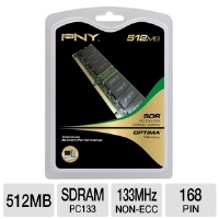 PNY 512MB PC133 SDRAM 133MHz Memory