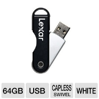 Lexar LJDTT64GASBNA JumpDrive TwistTurn Flash Dri