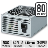 Coolmax ZX-500 500W Power Supply - 500W, ATX, 80 