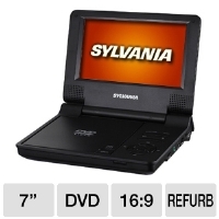 Sylvania SDVD7002 7 Portable DVD Player - 16:9, R