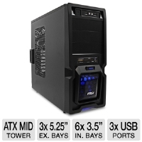 MSI IN-9410 Raptor Mid Tower Case - ATX, Micro AT