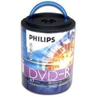 Philips DM4S6H00F/17 DVD-R Spindle - 100 Pack, 16