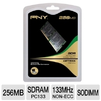 PNY 256MB PC100/PC133 SODIMM 100/133MHz Laptop Me