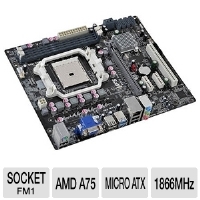 ECS A75F-M2 AMD A Series Motherboard - Micro ATX,