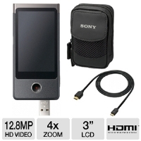 Sony MHSTS10/B Bloggie Touch Camcorder and Sony S