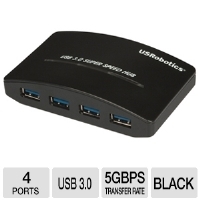 US Robotics USR8400 USB 3.0 Hub - 4 Port