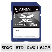 Centon 64GBSDXC SDXC Flash Card - 64GB, Class 10