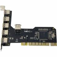 6-port (5+1) USB 2.0 PCI Card, NEC Chipset