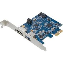 Combo Ports USB 3.0 + SATA 6G PCI-e Card, Switchab