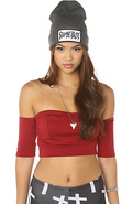 Women's The Daylight Bodice in Red, Tops (S/S)