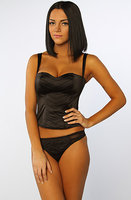 Women's The Gypsy Bustier Set in Black, Intimates