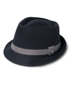 Hat, Cotton Twill Fedora
