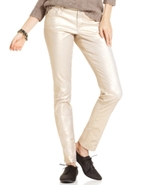 Juniors Pants, Skinny Metallic