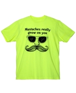 Shirt, Mustaches Grow on You Movember Tee