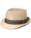 Hat, Double Agent Straw Hemp Fedora