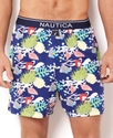 Men's Underwear, Open Seas Print Knit Boxer
