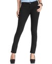 Juniors Curvy Skinny Jeans, Black Wash