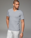T Shirt, Raw Edge V-Neck Tee