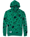 Sweatshirt, Star Printed Full Zip Hoodie