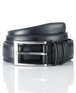 Belt, Stitched Leather Dress Belt