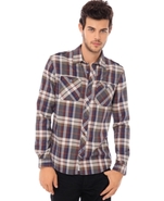 Shirt, Savil Flannel Plaid Shirt