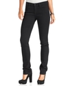 Petite Jeans, Straight-Leg, Black Wash
