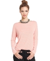 Top, Long-Sleeve Boatneck Striped