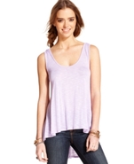 Juniors Top, Sleeveless Crochet-Knit High-Low