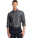 Shirt, Chambray Seamed Shirt