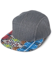 Hat, Grey Snake Bill Cap