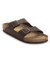 Sandals, Men's Arizona Two Band Oiled Leather Sand
