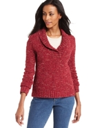 Sweater, Long-Sleeve Marled Knit