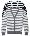 Sweater, Striped Cardigan