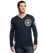 Shirt, Radar V Neck Henley