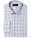 Dress Shirt, Slate Grey Texture Check Long Sleeve 