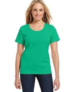 Petite Tee, Short-Sleeve Scoop-Neck