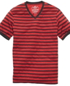 Shirt, Stripe V Neck Every Day Value T Shirt