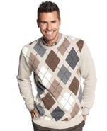 Oscar De La Renta Sweater, Argyle Sweaters