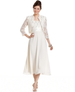 R&M Richards Petite Dress and Jacket, Sleeveless S