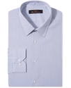 Dress Shirt, Blue and Grey Stripe Long Sleeve Shir