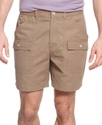 Shorts, Core Side Elastic Canvas Cargo Shorts