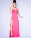 Juniors Dress, Strapless Sweetheart-Neck Gown