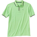 Men's Zip Up Pique Polo
