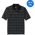 Big Men's Stripe Jersey Polo