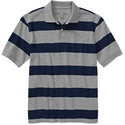 Men's Stripe Pique Polo