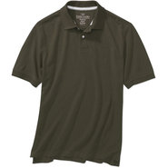- Men's Short-Sleeve Solid Pique Polo Shirt