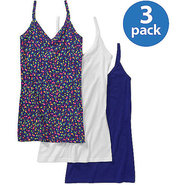 Juniors Knit Tanks, 3-Pack