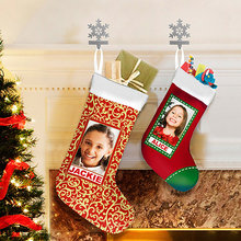 Personalized Photo Christmas Stocking (Large)