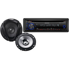 Kenwood CD Receiver with 6.5  2-Way Speakers and O