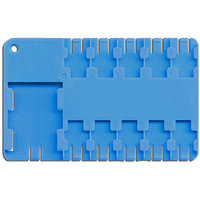 SD Cardholder 10-Slot MicroSD Card Holder, Blue